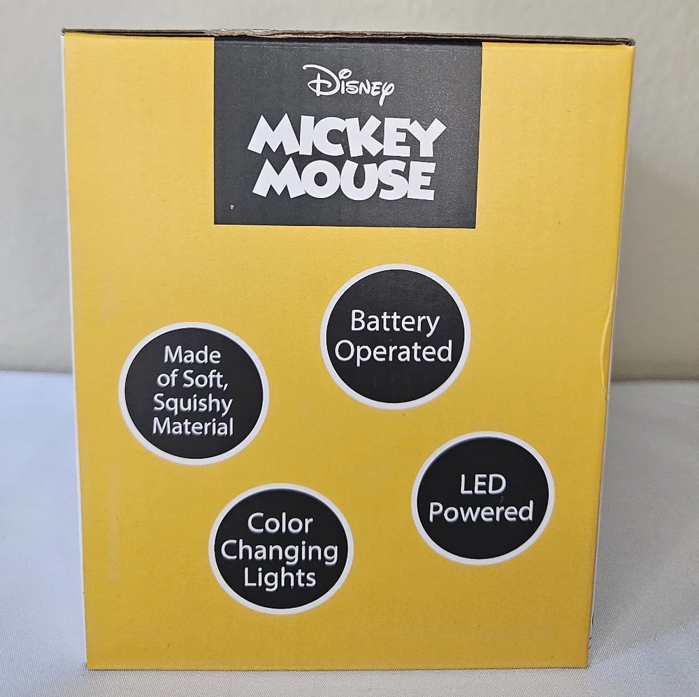 Disney Mickey Mouse Color Changing LED Mood Light NIB
